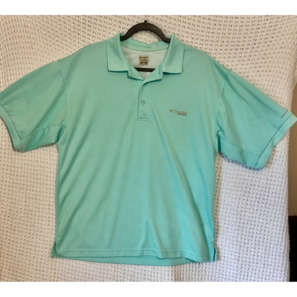 Columbia Other - Columbia PFG Mens‎ Medium Polo Shirt Performance Fishing Gear